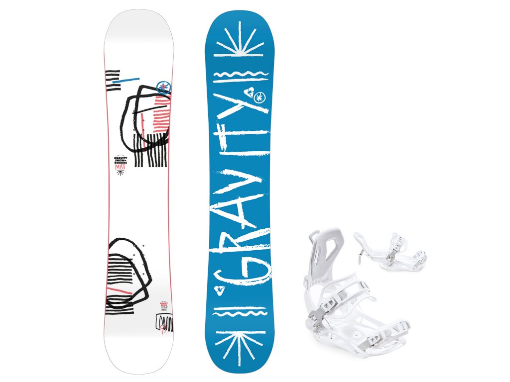 snowboard vazani raven fastec ft360 white