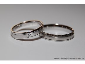 Snubní prsteny LR-033+ST-020