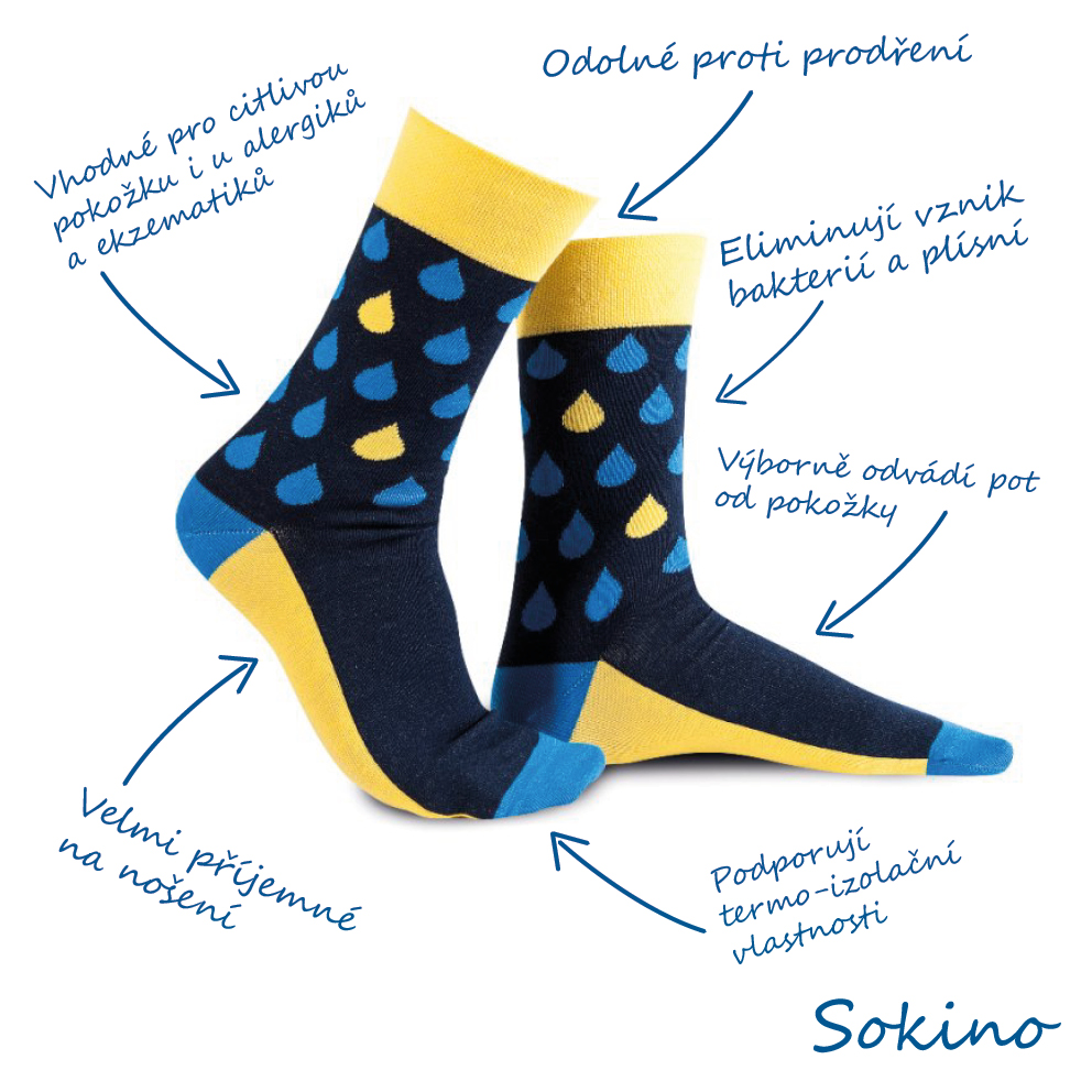 Jak vybrat ponožky podle materiálu? 3 + 1 tip od Sokino