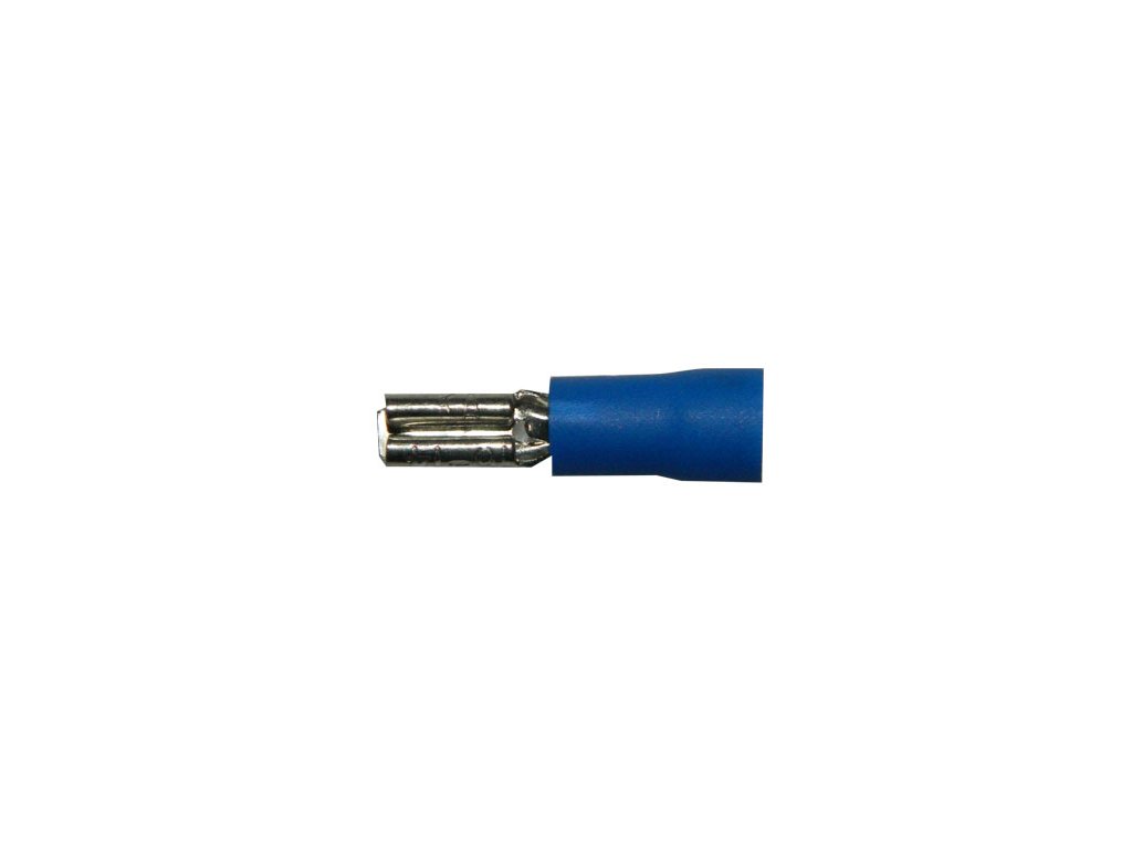 Faston zásuvka FH28x05BL 2,8x0,8 mm; 1,5-2,5 mm2; modrý