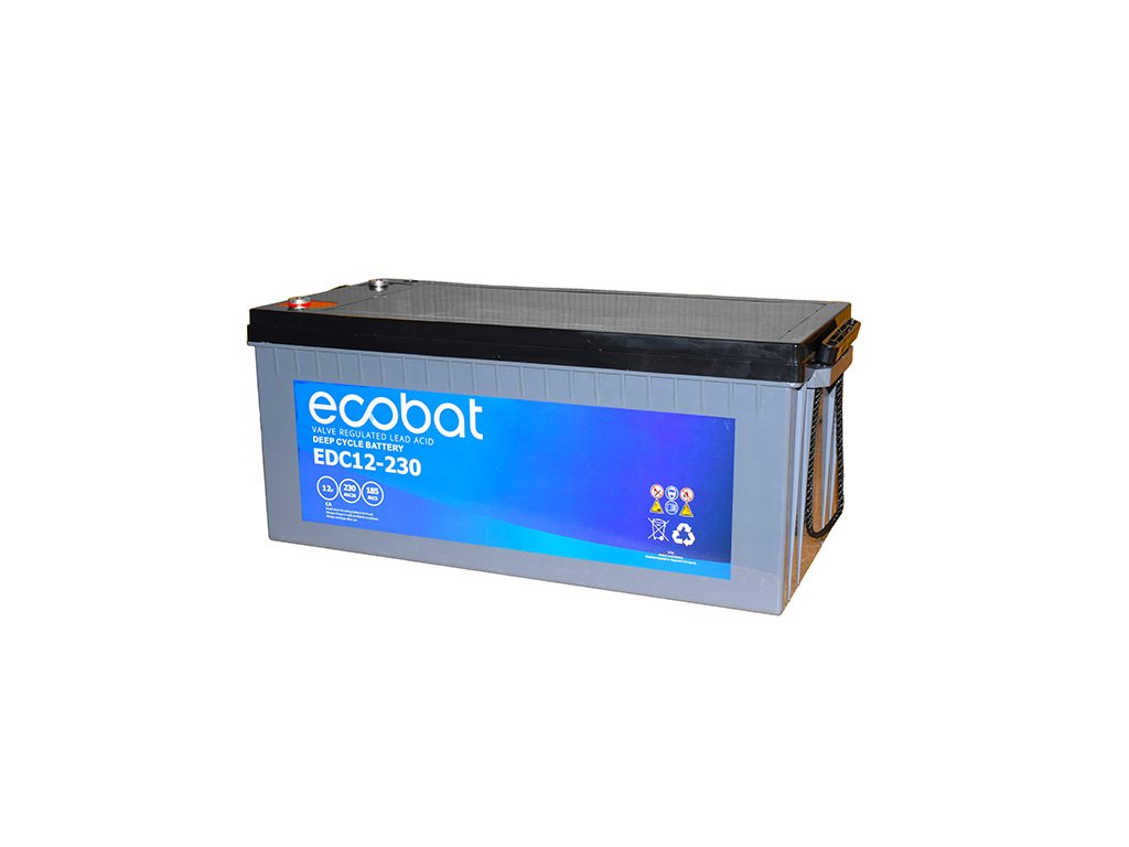 Ecobat Trakční baterie EDC12-230 , 230Ah, 12V