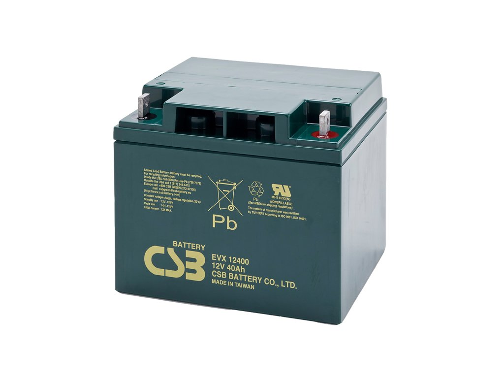 Baterie CSB EVX12400, 12V, 40Ah