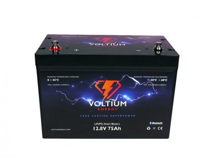 Voltium Energy LiFePO4 smart baterie VE-SPBT-1275, 12.8V, 75Ah