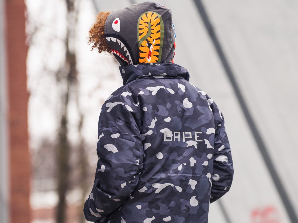 Most expensive bape jacket shop