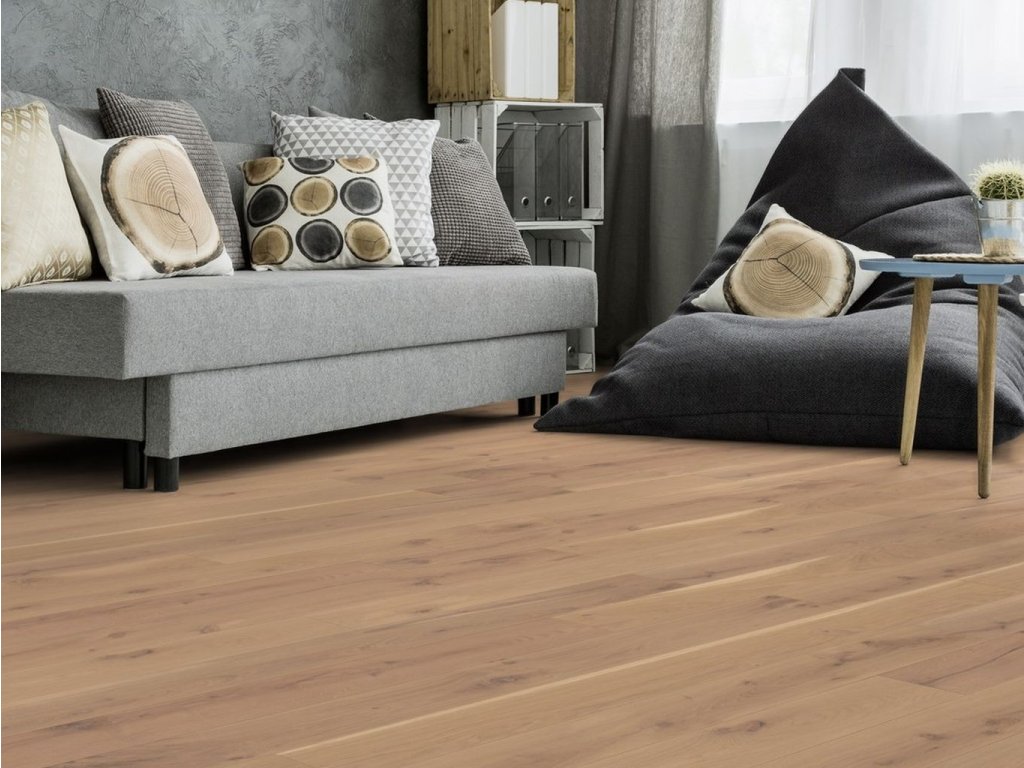 Dřevěná podlaha Weitzer Parkett, dub Kaschmir rustic colorful, vzor prkno WP Plank 1800