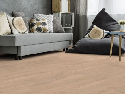 Dřevěná podlaha Weitzer Parkett, dub Kaschmir lively, vzor prkno WP Plank 2245