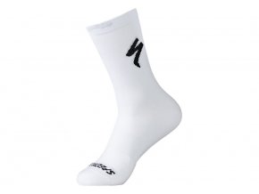Letní cyklistické ponožky Specialized Soft Air Tall Socks bílé
