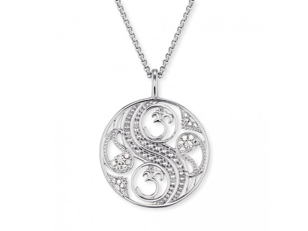 Stříbrný náhrdelník vyrovnanost Engelsrufer ERN-BALANCE-ZI (Délka náhrdelníku 45 cm)