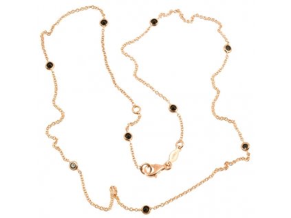 Zlatý náhrdelník růžové zlato 940 (Délka náhrdelníku 42 cm)
