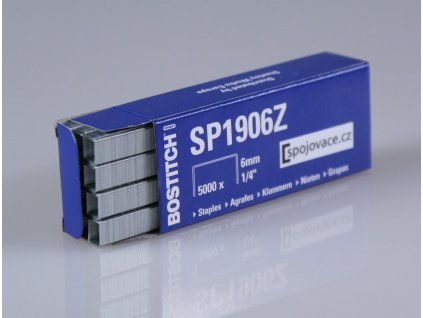 Spony SP1906 do sponkovačky P3, délka 6 mm, 5.000 ks