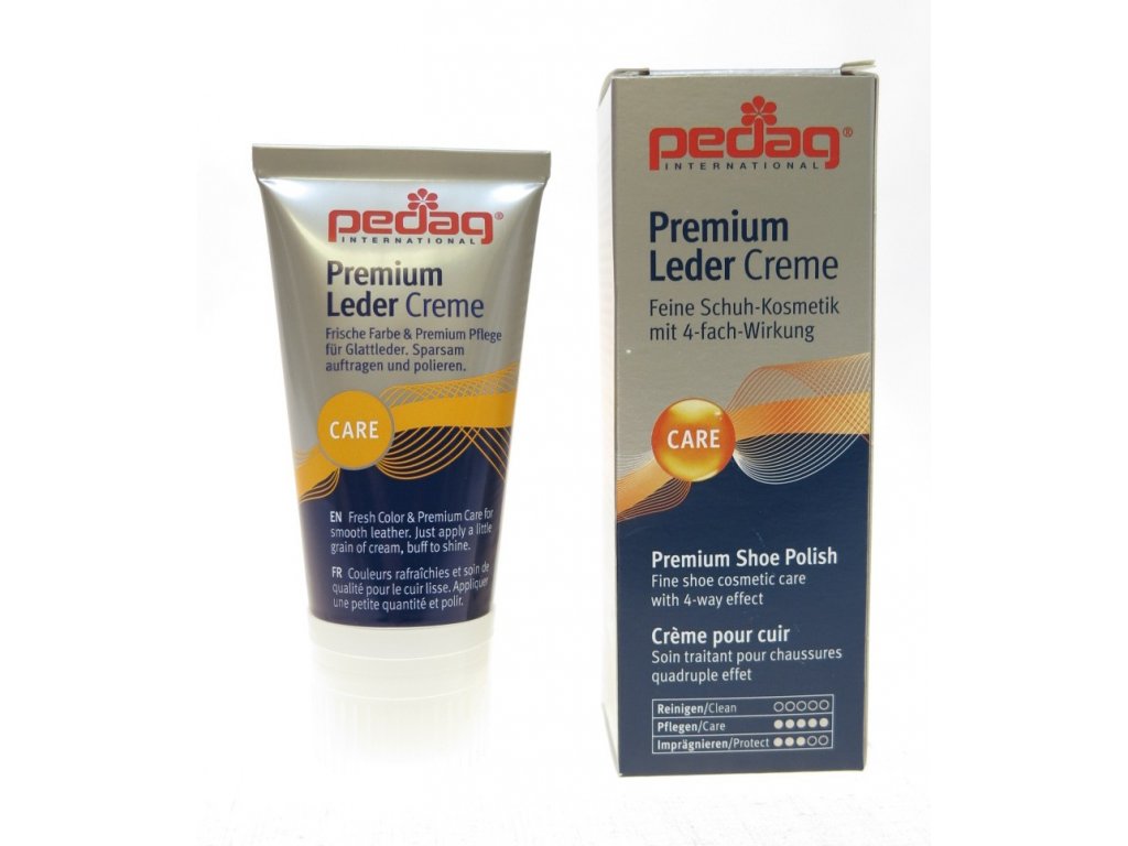 PEDAG Premium Leder Creme krém na hladkou kůži tmavě modrý