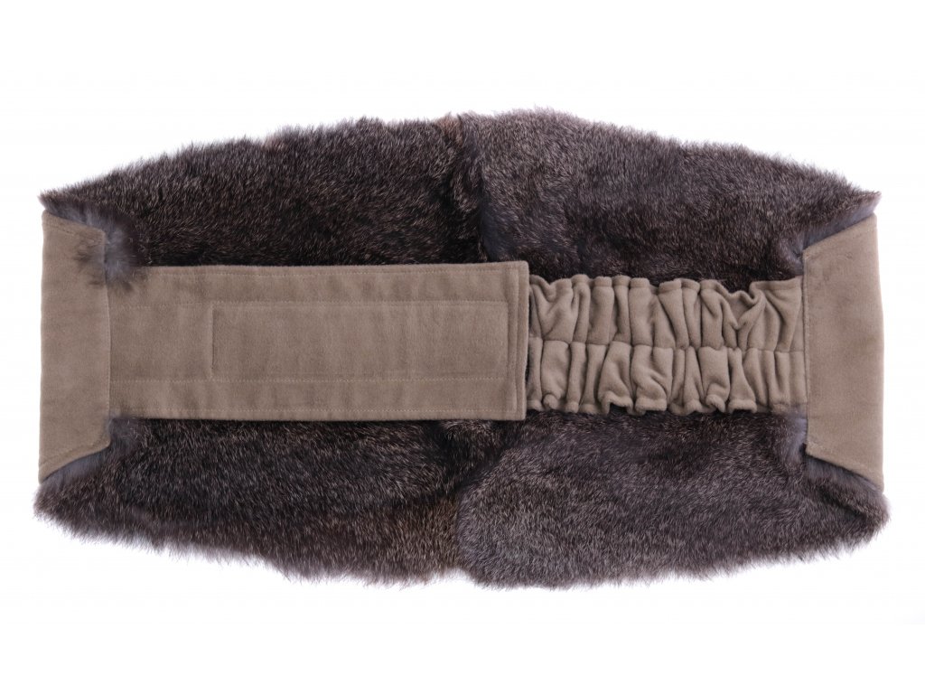 Ledvinový pás kožešinový LP113 velikost L králík