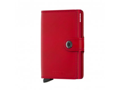 Kožená peněženka SECRID Miniwallet Original Red červená