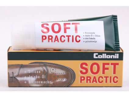 Collonil Soft Practic 75 ml středně hnědý - vyživující denní krém na obuv