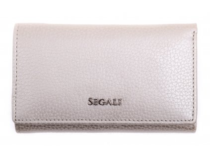 Dámská kožená peněženka Segali SG 7074 stříbrná