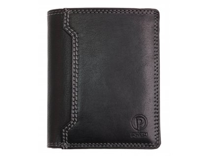 Pánská kožená peněženka Poyem 5207 černá