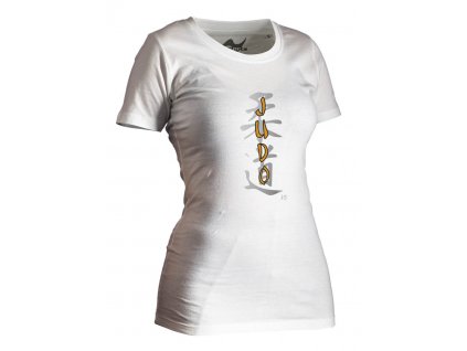 JUDO dámské sportovní triko bílé, černé, velikosti XS-XL
