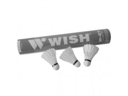 Míček badminton WISH -peří 805