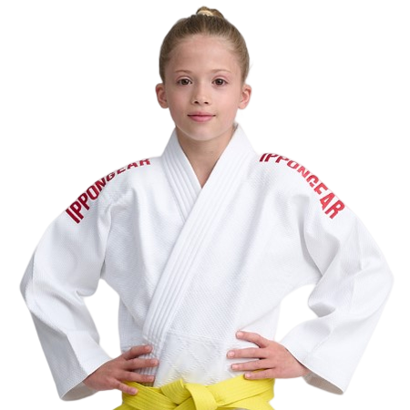 kimono-judo-detske-bile-ippongear-nxt-red-popis