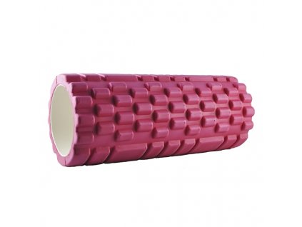 Yoga roller foam masážní válec růžová