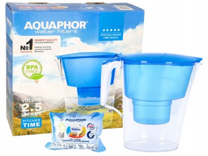 Aquaphor Time konvice 2,5l modrá