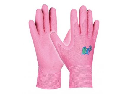 GEBOL - KIDS PINK dětské pracovní rukavice - velikost 5 (blistr)