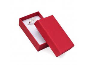 Darčeková krabička na sadu šperkov, červená farba