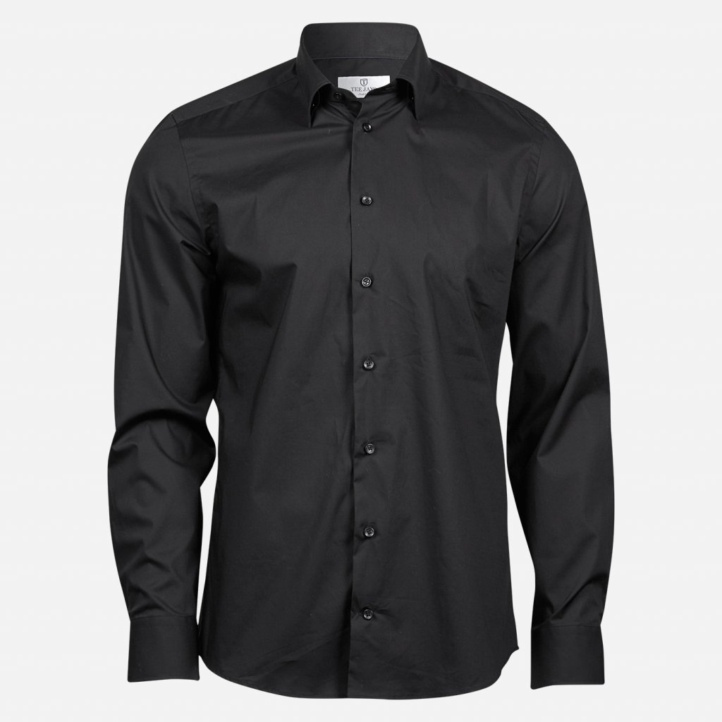 Čierna pánsak košeľa TEE JAYS (4)