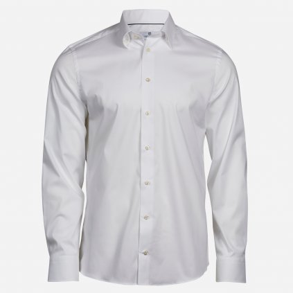 Biela pánska košeľa TEE JAYS (4)