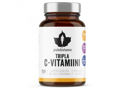 Puhdistamo Triple Vitamin C, 120 kapslí