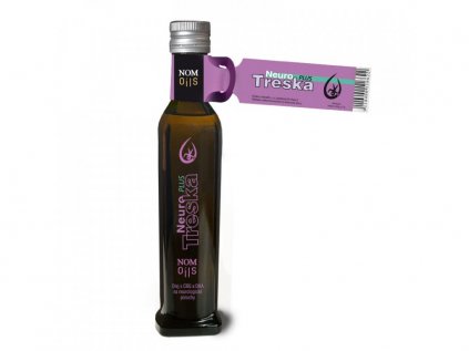 Nom Oils NEURO treska PLUS+ - Olej z tresčích a žraločích jater, tuňáka s 500 mg CBD a 250 mg CBG