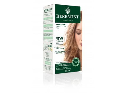 Herbatint permanentní barva na vlasy měděná zlatá 9DR