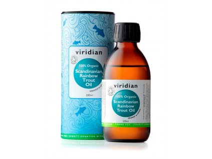 Viridian Bio olej ze skandinávského Pstruha duhového, 200ml