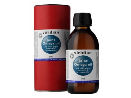 Viridian Bio omega olej na klouby, 200ml