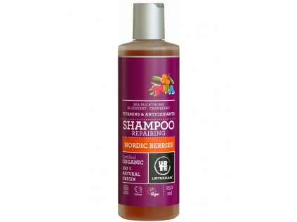 Urtekram Šampon Nordic Berries na poškozené vlasy, 250ml