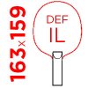 DEF IL = 163x159 mm