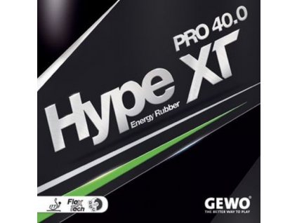 Poťah Gewo Hype XT PRO 40.0 (Poťah farba čierny / BLACK, Hrúbka špongie 2,1 mm)