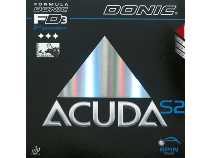 Poťah Donic Acuda S2 (Poťah farba čierny / BLACK, Hrúbka špongie max)