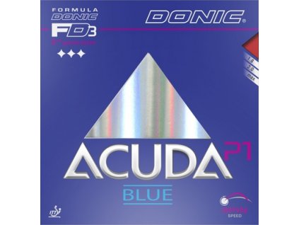 Poťah Donic Acuda Blue P1 (Poťah farba čierny / BLACK, Hrúbka špongie max)