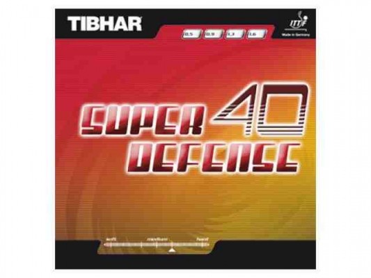 Tibhar - Super Defense 40 Barva: Červená, Tloušťka houby: 0,5