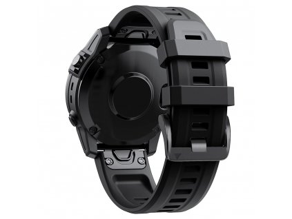 Black 22 26 mm smart watch bands for garmin fen variants 0