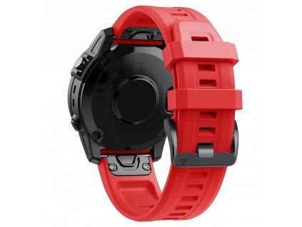 Red 22 26 mm smart watch bands for garmin fen variants 2