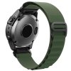 Army green for garmin fenix 7 7 x nylon watch strap q variants 3