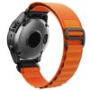 orange for garmin fenix 7 7 x nylon watch strap q variants 1