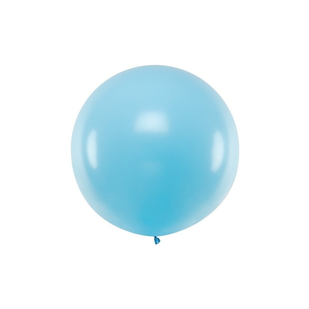 Balon latexový pastelový sv. modrý 60cm 1ks