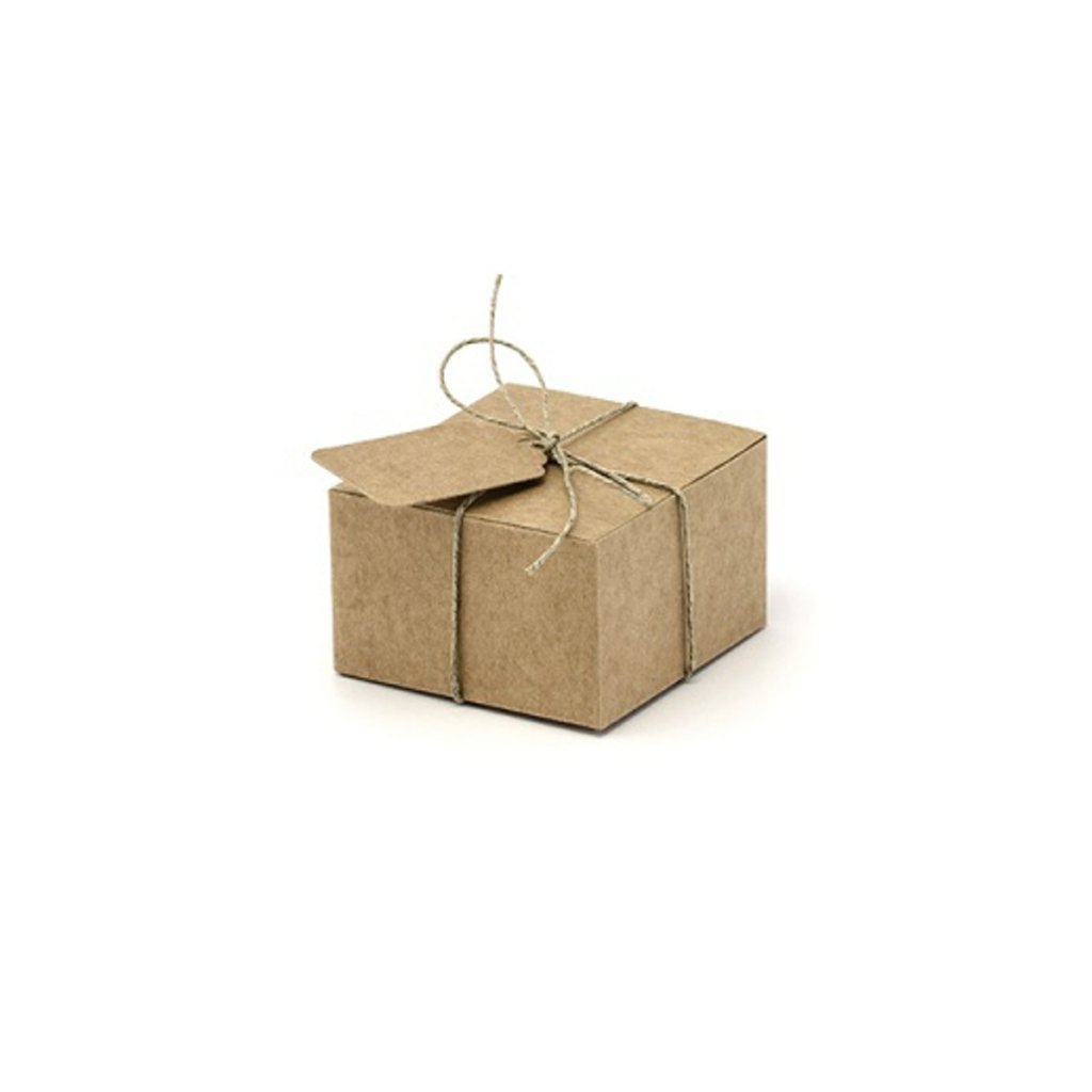 Krabička dárková Nature s jmenovkou 10ks