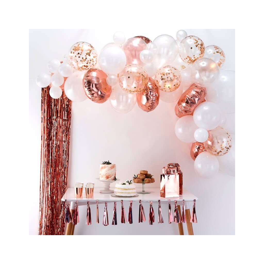 Balonkový set na výrobu balonkového oblouku (girlandy) Rose Gold