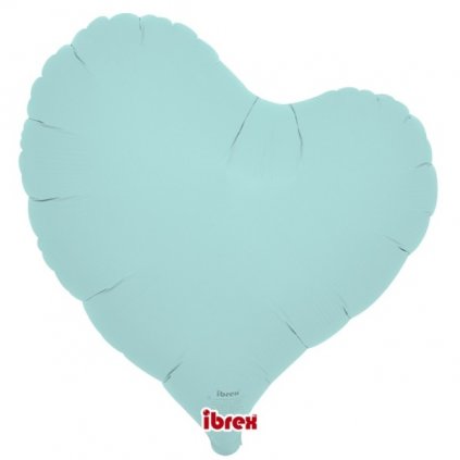Balónek fóliový Křivé srdce sv.modré 35 cm 5 ks