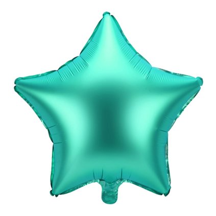 Balónek fóliový Hvězda pastel Aqua 48 cm