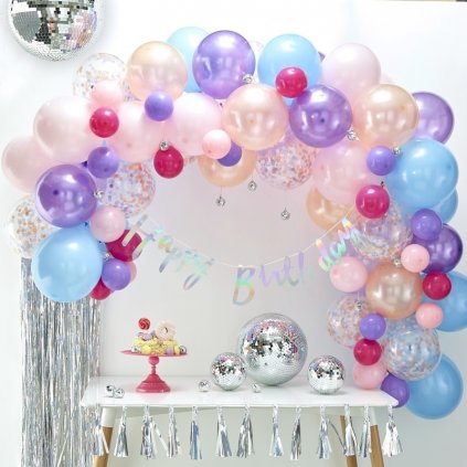 Balonkový set na výrobu balonkového oblouku (girlandy) multicolor